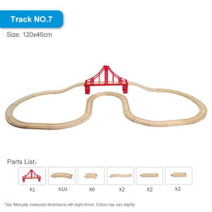 Compatible with Thomas and Friends Wooden Train Tracks Set Toys for Children Wooden Railway Toy DIY Road Accessories Toy Gift for Children