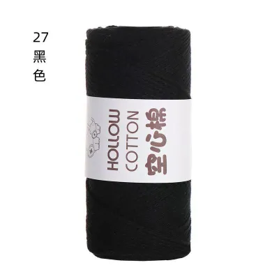 150g/Roll New Summer Crochet Yarn 2mm Thin Ice Cotton Thread for Hand Knitting Bag Hat Shoes 150g Hollow Line Colorful Nylon Cord