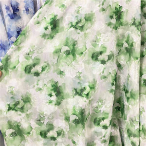 Semi Transparent Cut Jacquard Fashion Chiffon Clothing Fabric for Clothing Hanfu High-end Fabric TJ21824