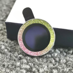 Glitter Camera Lens Protector for iPhone 16 Pro Max 15 Plus 14 Pro 13 Pro Max Diamond Metal Protective Glass for iPhone 16 Pro 15 Pro Max Lens Glass
