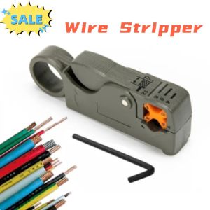 【READY STOCK】Multi-function Electric Wire Stripper Cable Cutter Rotary Coaxial Cutter Stripping Pliers Tool