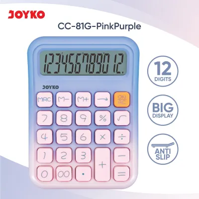 JOYKO Calculator Kalkulator Aesthetic CC-81G 12 Digits