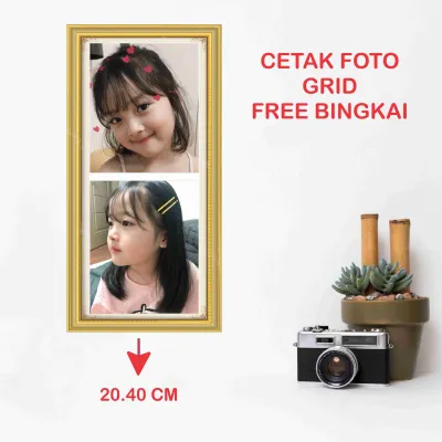 CETAK FOTO MEDIASI KAYU MDF ukuran 8R 20x2015X1510X20 cm GANTUNGAN CETAK FOTO BINGKAI MDF