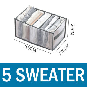 RakanKu MALAYSIA Multi Compartments Underwear Storage Box Divider Bra Socks Clothes Drawer Separator Wardrobe Organizer 折叠收纳盒