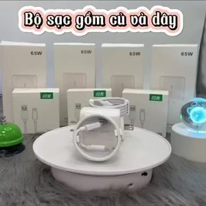 Bộ Sạc Nhanh 65w Oppo - Realme SUPER VOOC Chân Type C MáySạc không bị nóng E1