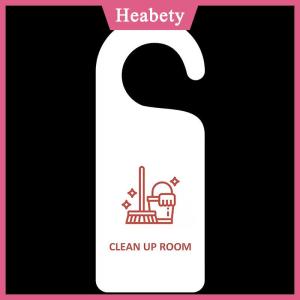 Heabety  Không làm phiền cửa dấu hiệu treo cửa hàng Mặt dây chuyền phòng làm sạch thẻ cửa hai mặt cho Câu Lạc Bộ quán cà phê khách sạn