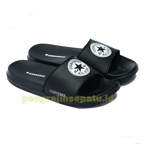Sandal Converse1990 Allstar Slide Hitam Slip On Pria Sendal Slop Pria Wanita Terbaru