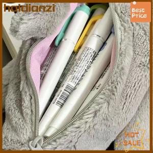 haidianzi Cute Plush Shark Pencil Case Student Stationery School Supplies Kawaii Doll Back To School Storage Bag Pen Bag Stationery