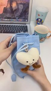 Camera Bag For Instax Mini 13 PU Waterproof Drawstring Bag Portable Storage Case Carrying Case For Instax Mini 13 Camera Case Universal Instant Camera Pu Waterproof Drawstring Bag Portable Storage Case For Instax Mini 12/11/9/8/90/evo/liplay Accessories