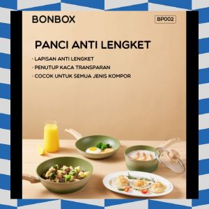 Alat Masak Panci Teflon Aluminium Anti Lengket BONBOX BP002 5pcs Set