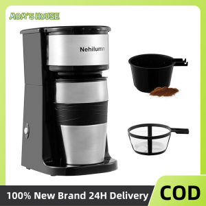 Americano Drip Coffee Maker Electric Coffee Machine Complete Set Portable Coffee Maker With 420ml Thermal Coffee Mug
