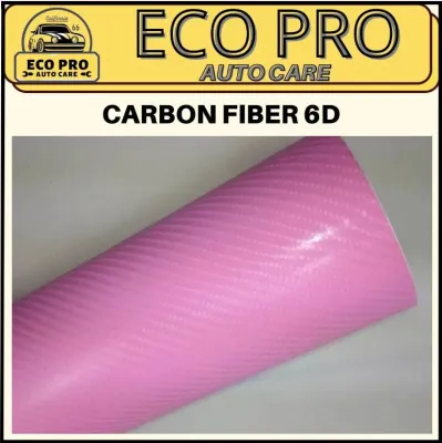 6D carbon fiber gloss interior/exterior Film Sticker(152cm-custom size)for Motor/Car and partial wrap8 colour series car accessories sticker motor