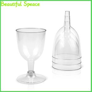 Beautiful 1 6pcs Detachable Wine Portable Detachable Plastic Wine es Lightweight Fall Resistance Reusable for Camping Outdoor