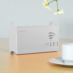 Wall Storage Rack WiFi Router Bracket Holder for Set-Top Box & Desk Use