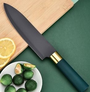 不锈钢菜刀家用砍骨刀切片刀厨房全套刀送礼厨具 Stainless Steel Kitchen Knife Set: Household Cleaver Slicing Knife Kitchen Essentials for Gifting