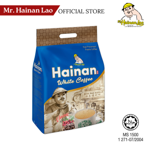(NEW PACK) Mr. Hainan Lao White Coffee Less Sugar (15s x 30g)