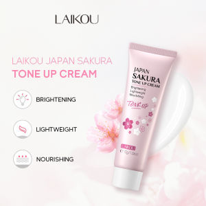 LAIKOU Japan Sakura Tone Up Cream Brightening Lightweight Nourishing Conceal Blemishes Face Cream 30g