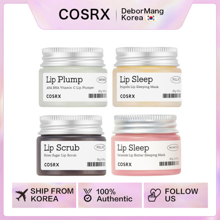 Ready stock Cosrx Full Fit Honey Sugar Lip Scrub / Propolis / Ceramide ...
