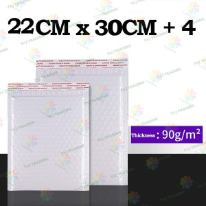 TNJ White Bubble Wrap Envelope Mailer Padded Inflatable Bubble Wrap Stationery Bubble Wrap Waterproof Double Layer Premium Bubble Wrap Envelope Mailer Premium Quality Ready Stock