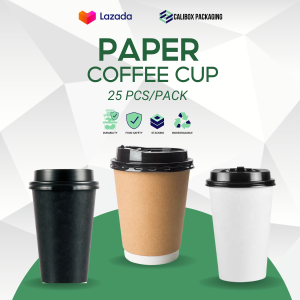 Trendbox Hot Coffee Paper Cup Double Wall Paper Cup 25pcs