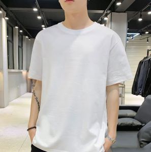 Original: Cotton 100% เสื้อยืดคอกลมสีขาว เสื้อยืดสีขาว ยืดเปล่า เสื้อยืดสีพื้น เสื้อยืดผู้ชายผ้า Cotton ผ้านิ่ม ใส่สบาย ไม่หด ไม่ต้องรีด [[[ราคาโรงงาน]]]