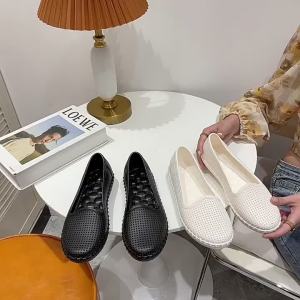 [Free Shipping] WomenS Open-Toe Sandals For Outdoor Wear New Summer Hollow Breathable Clogs Non-Slip Flat Work Shoes For Office Workers