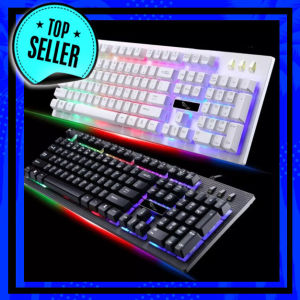 ( TOPSELLER ) Keyboard Gaming Kabel Mechanical Leopard G20 RGBLED Keyboard Eksternal Untuk Komputer - Keyboard Leopard G20 Gaming High Quality
