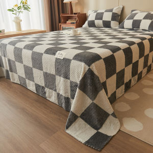 ที่นอนบุผ้ากำมะหยี่โซฟากำมะหยี่สั้นขนาดคิงควีนไซส์ผ้าคลุมเตียงขนาด230X250ซม. ผ้าห่มอุ่นสำหรับหน้าหนาว (ปลอกหมอนต้องสั่ง)