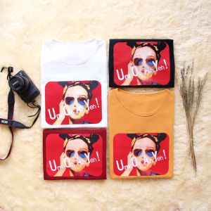 ELLIPSES.INC Tumblr Tee / T-Shirt / Kaos Wanita & Pria Lengan Pendek UM OH AH YEAH