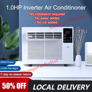 (no need add ice/water)1000W Local Stock Mini Air Conditioner Portable Air Conditioner Window Air Conditionner No Installation Required Ready Stock便捷空调