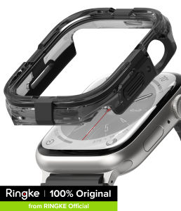 Ringke Fusion Bumper Case for Apple Watch 9 / 8 / 7 45mm and Apple Watch SE3 / SE2 / SE / 6 / 5 / 4 44mm Hybrid Dual Layer Protection