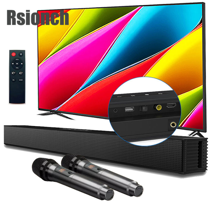 EES Home Theater Soundbar with Microphone 2023 Hot sale TV Sound