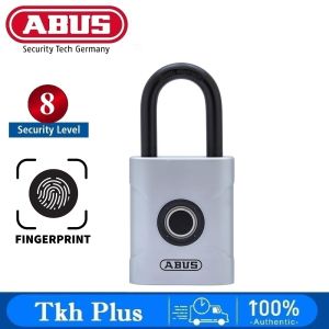 ABUS Touch™ 57/50 Fingerprint Padlock – 50mm Weatherproof Smart Lock with 360° Sensor & Hardened Steel Shackle