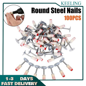 Penetration Special Nails Wall Round Nailer Nail Pneumatic Gun Gun Tool Nailing Nails Steel 100PCS Steel For Powerful Fastening