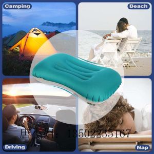 Bantal Angin Portabel Inflatable Aeros Pillow PVC Flocking NatureHike - 7CHZ7GDB