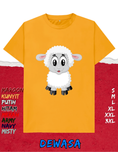 SINFASHION87 KAOS OBLONG WANITA PREMUM KAOS PEREMPUAN DOMBA LUCU KAOS DISTRO BANDUNG KAOS LENGAN PENDEK CEWEK KAOS COMBAD PREMIUM