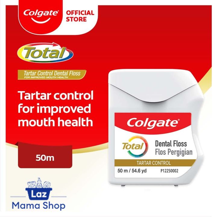 Colgate Dental Floss with Tartar Control (50m) (Laz Mama Shop) Lazada