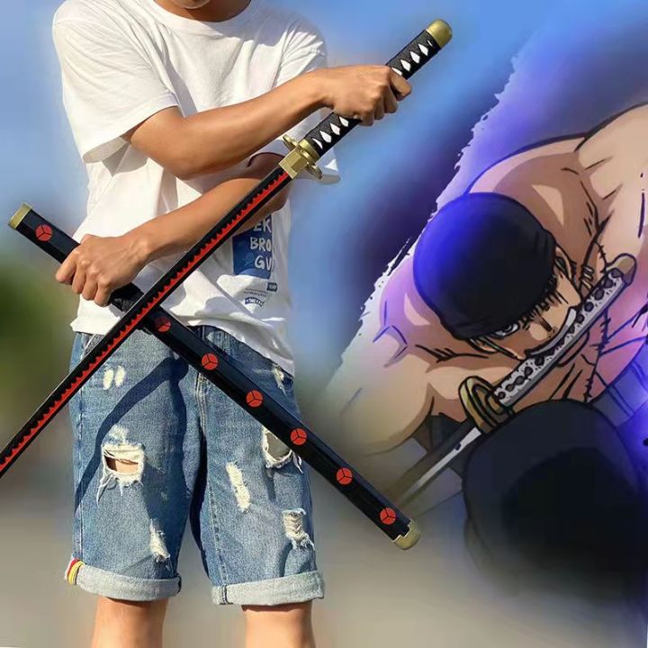 1:1 One Piece Roronoa Zoro Sword 104cm Anime Luffy Cosplay Roronoa 