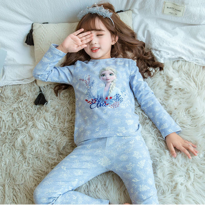 Little DR Sleepwear Suit for Kids Girls Underwear Set Cotton