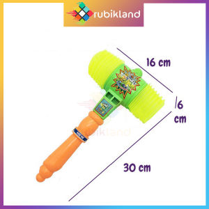 [2 Loại] Đồ Chơi Búa Nhựa Trẻ Em Đập 2 Đầu Kêu Chít Chít An Toàn Làm Đồ Chơi Trẻ Em Giáo Cụ Dạy Học - Little Kobo