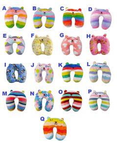 Multi-Color U Shaped Travel Pillow U Pillow Neck Support Head Gift U-Pillow Soft Toys Gift Toy Leher Bantal Neck Pillow 梨花兔 u枕 颈枕 旅行 U型枕头