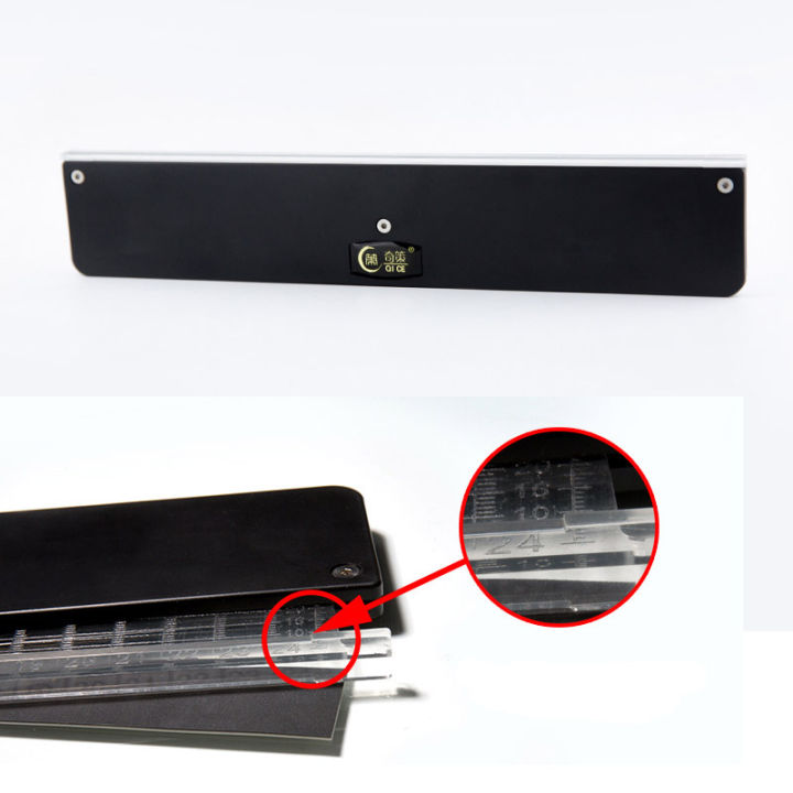 Flat Rubber Band Cutting Taper Ruler Multi-function Adjustable ...