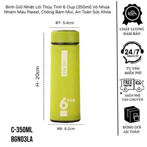 Bình Thủy Tinh My Bottle Nắp Hồng Pastel Dễ Thương 500ml