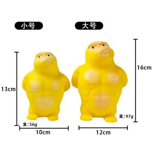 YF Cartoon Yellow Gorillas Squishy Toys Gift For Kids Slow Rebound Stress Relief Fidget Toys FY