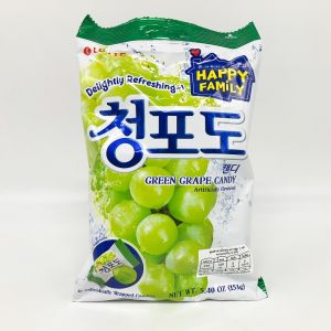 ลูกอมรสองุ่น Lotte Grape Candy 153g ลูกอมเกาหลี 청포도 캔디