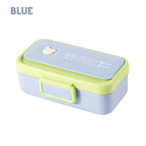 Cartoon Lunch Box Microwaveable Portable Bento Box for School Kids Leakproof & Microwave Safe (BGJAYA)