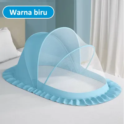 Kelambu lipat bayi praktis tenda bayi Praktis Anti nyamuk anti nyamuk perlengkapan tidur bayi anti