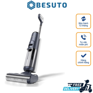 Máy Hút Bụi Lau Sàn Nhà Không Dây Thông Minh TINECO FLOOR ONE S5 Lực Hút 15k PA Pin Trâu Hiển Thị Màn Hình Led Kết Nối App Làm Sạch Nhanh Nhập Đức Bảo Hành 24 Tháng