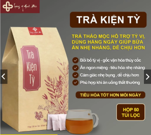 Trà Kiện Tỳ - 10 vị thảo mộc giúp Ăn Dễ Tiêu Đỡ Đầy Bụng Hỗ trợ chuyển hóa và hấp thu tốt hơn cho sức khỏe