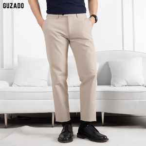 Quần Tây Âu Nam GUZADO Chống Nhăn Form dáng Slimfit Thanh Lịch Sang Trọng Trẻ Trung GTR01S